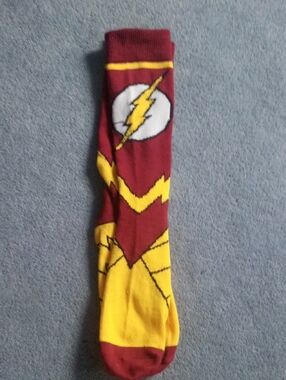 The Flash Lightning Bolt Knee-High Socks